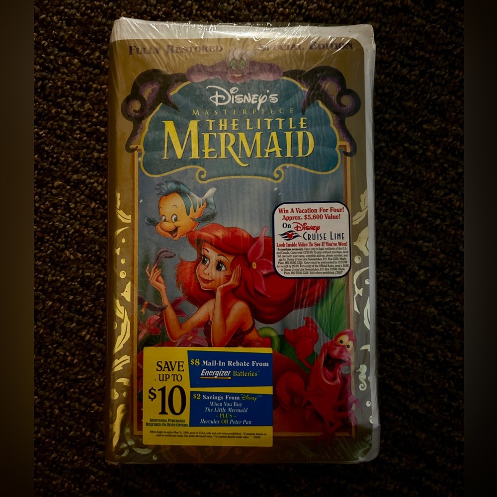 Vintage VHS Tape The Little Mermaid